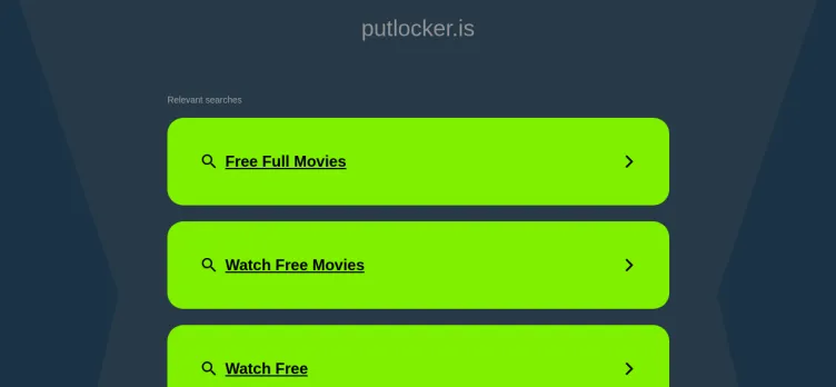 Screenshot Putlocker.is