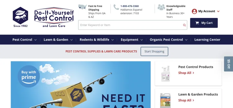 Screenshot Do It Yourself Pest Control