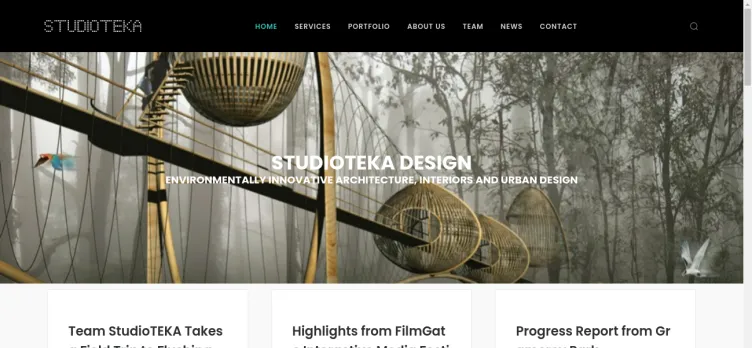 Screenshot Studioteka Design