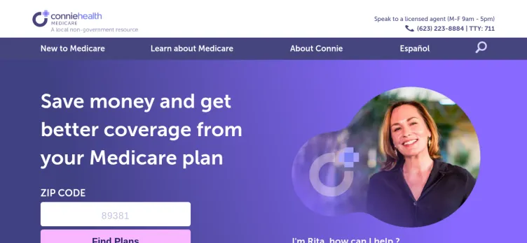 Screenshot Connie Health