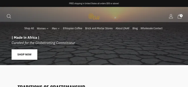 Screenshot ZAAF Collection