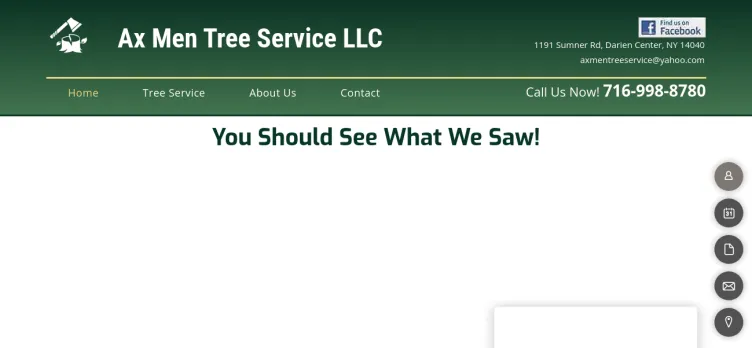 Screenshot Ax Men Tree Service