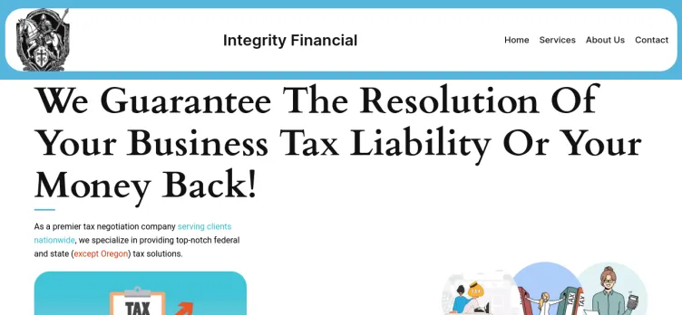 Screenshot Integrity Financial Associates