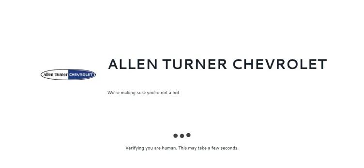 Screenshot Allen Turner Chevrolet