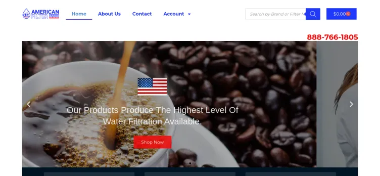 Screenshot American Filter Company