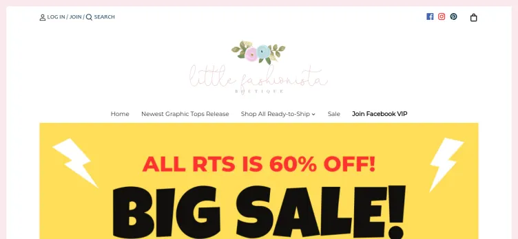 Screenshot Little Fashionista Boutique