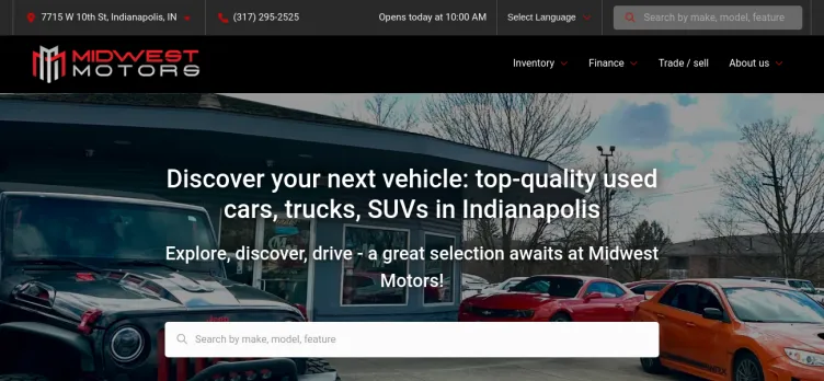 Screenshot Midwest Motors