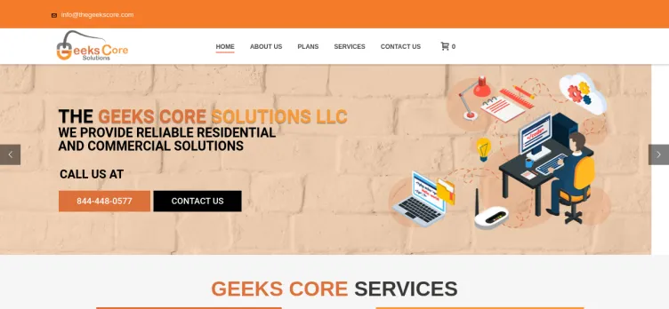 Screenshot Geeks Core Solutions