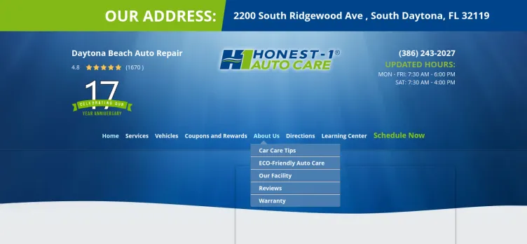 Screenshot Honest-1 Auto Care