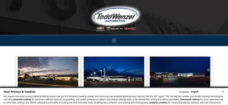 Screenshot Todd Wenzel Chevrolet