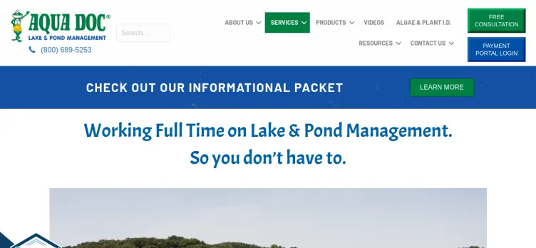 Screenshot Aqua Doc Lake & Pond Management