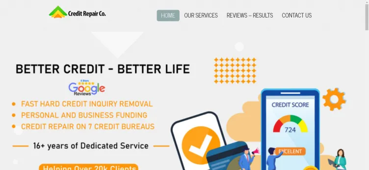 Screenshot Credit Repair