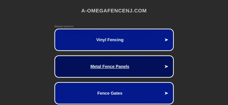 Screenshot A-Omega Fence Company