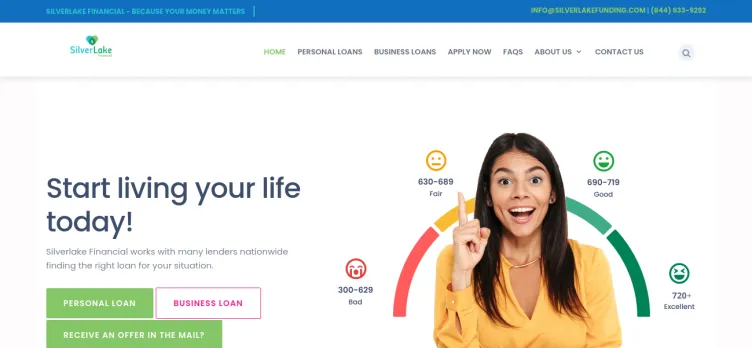 Screenshot SilverLake Financial