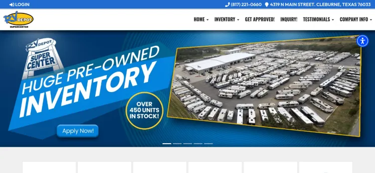 Screenshot Ultimate RV Sales