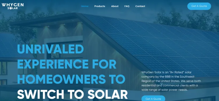 Screenshot Whygen Solar