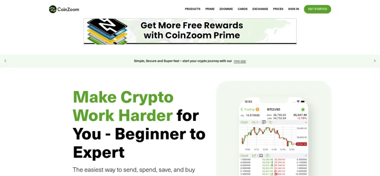 Screenshot CoinZoom