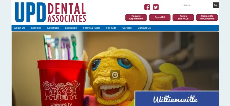 Screenshot University Pediatric Dentistry