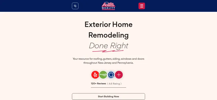 Screenshot American Quality Remodeling