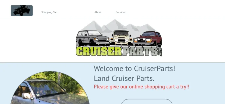 Screenshot CruiserParts