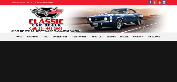 Screenshot Classic Car Deals