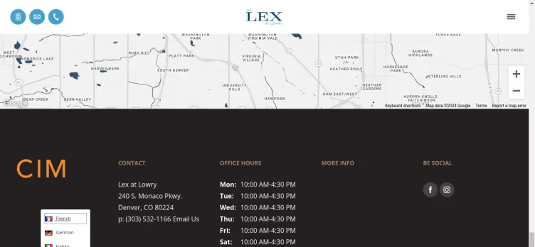 Screenshot The Lex at Lowry