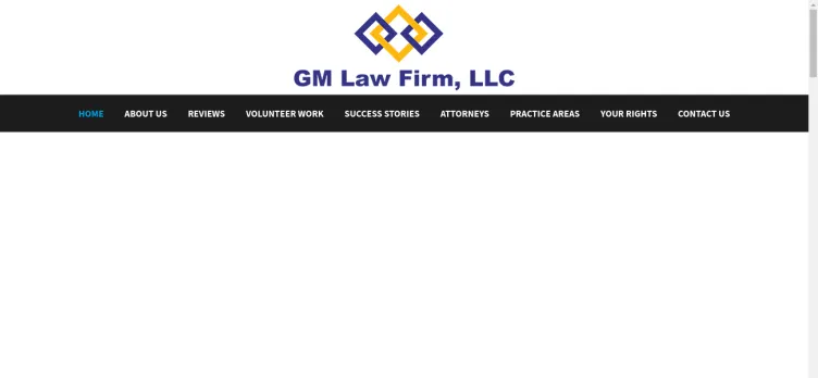 Screenshot GM Law Firm