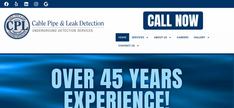 Screenshot Cable Pipe & Leak Detection