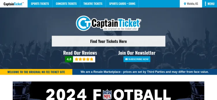 Screenshot CaptainTicket