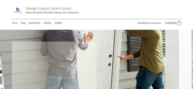 Screenshot Design Custom Storm Doors