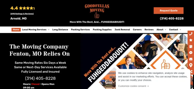 Screenshot GoodFellas Moving Company