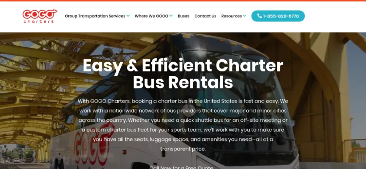 Screenshot Gogo Charters