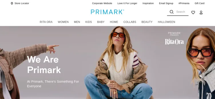 Screenshot Primark UK