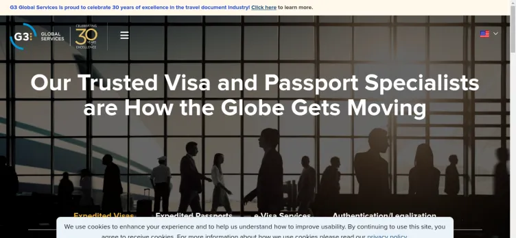 Screenshot G3 Visas