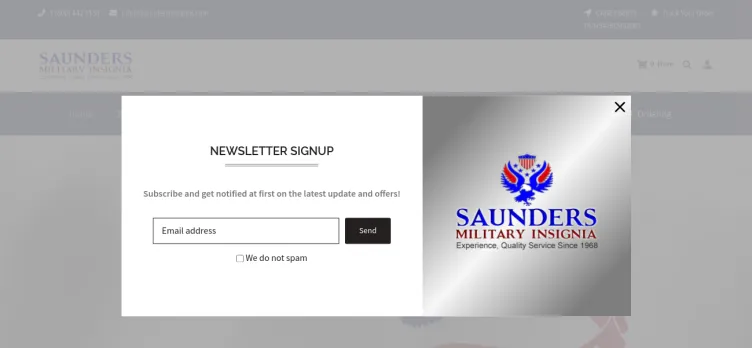Screenshot Saunders Military Insignia