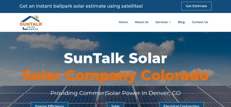 Screenshot HomeTalk and Suntalk Solar