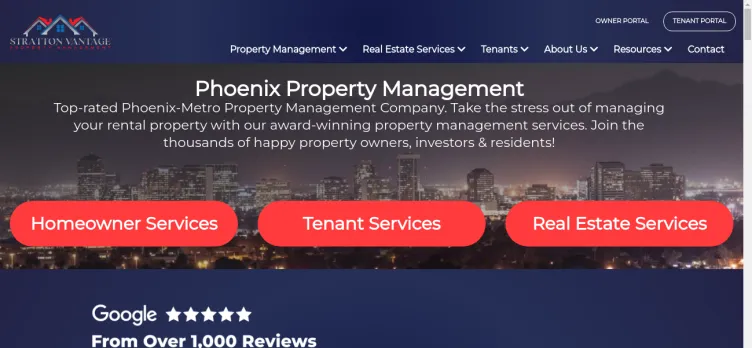 Screenshot Brewer & Stratton Property Management