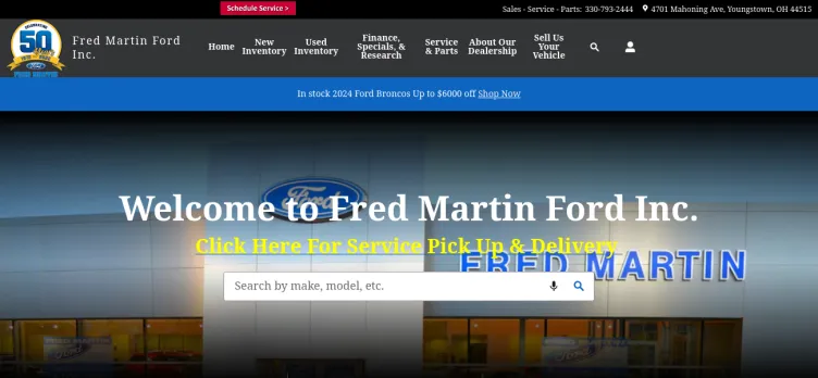 Screenshot Fred Martin Ford