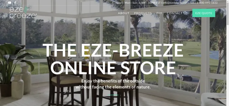 Screenshot EZE Breeze Store