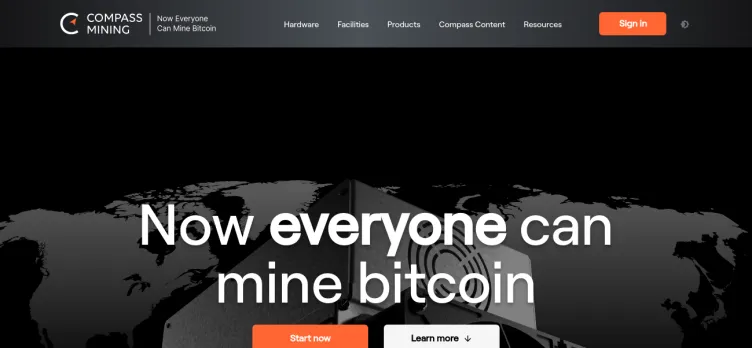 Screenshot Compass Mining