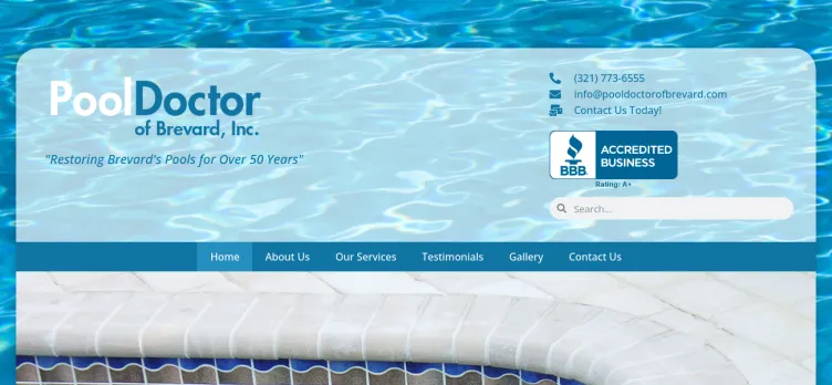 Screenshot Pool Doctor of Brevard