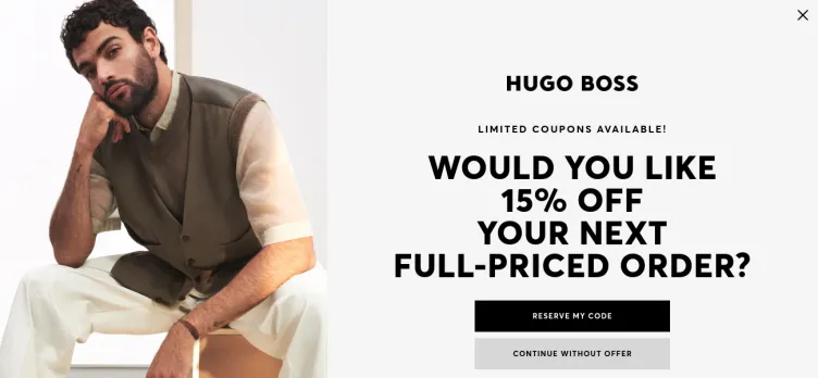 Screenshot HUGO BOSS Fashions