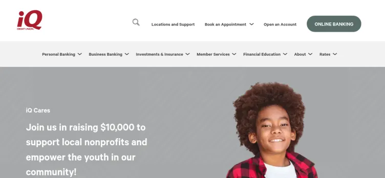 Screenshot I Q Credit Union