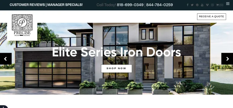 Screenshot Precise Iron Doors