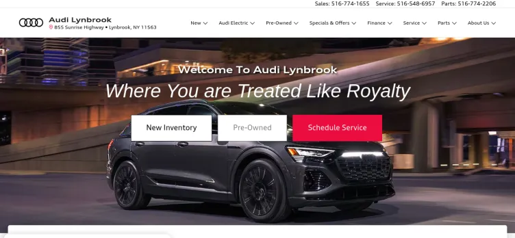 Screenshot Audi Lynbrook