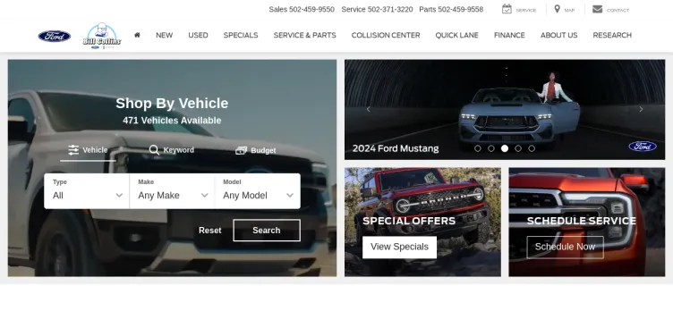 Screenshot Bill Collins Auto Group