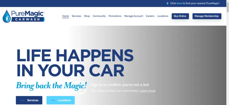 Screenshot PureMagic Car Wash