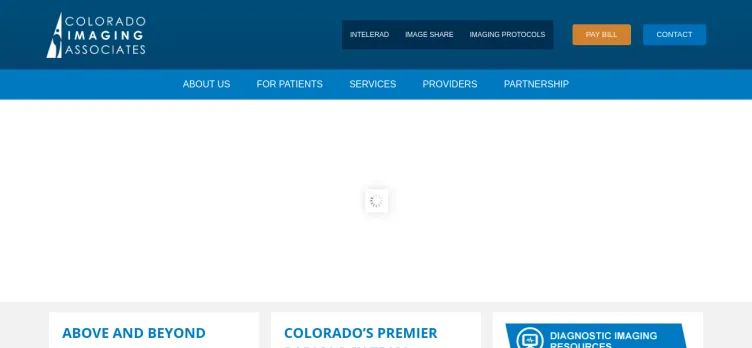 Screenshot Colorado Imaging Associates P C