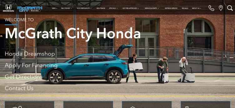 Screenshot McGrath City Honda