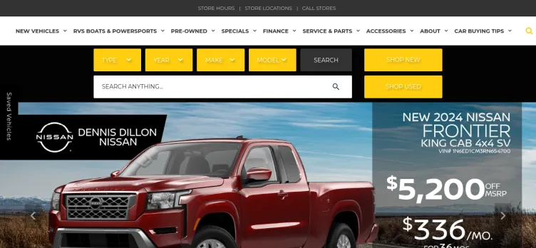 Screenshot Dennis Dillon Auto & Truck Center